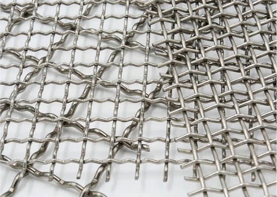 0.5mm rostfreier quetschverbundener Draht Mesh Intermediate Construction Rigid Barbecue