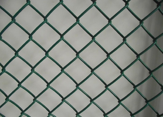 Schwarzes PVC beschichtete den wasserdichten Drahtdurchmesser Kettenglied-Mesh Fences 1mm-7mm