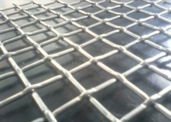 Verschluss quetschverbundene Draht-Mesh Carbon Steel Surface Untreatment-Verschleißfestigkeit
