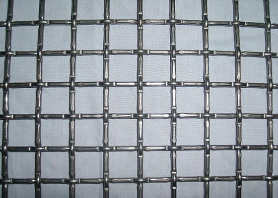 Verschluss quetschverbundene Draht-Mesh Carbon Steel Surface Untreatment-Verschleißfestigkeit
