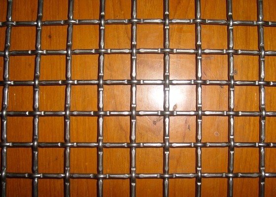Verschluss quetschverbundene Draht-Mesh Carbon Steel Surface Untreatment-Verschleißfestigkeit