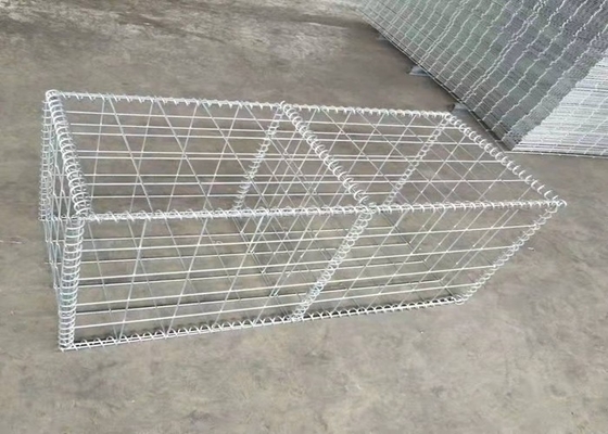 Rechteck-Loch PVC Gabion 10 beschichtete Messgerät geschweißtes des Maschendraht-2 x 2