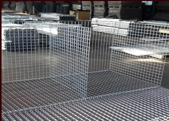 Rechteck-Loch PVC Gabion 10 beschichtete Messgerät geschweißtes des Maschendraht-2 x 2