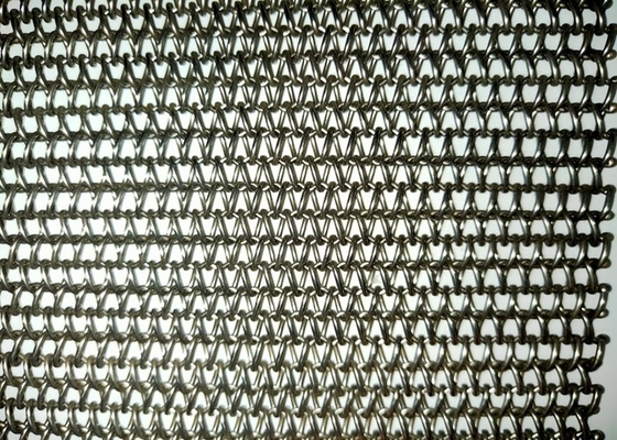 Breiten-Metallspulen-Drapierung Diamond Hole Architectural Metal Meshs 0.5-2m