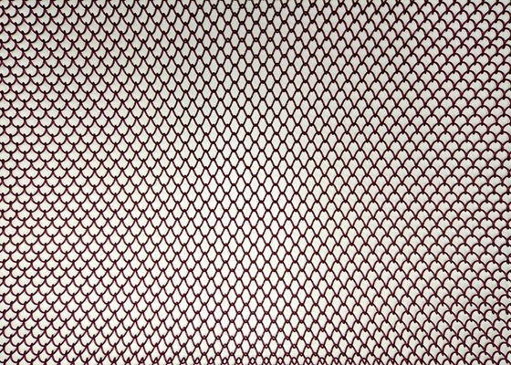 Breiten-Metallspulen-Drapierung Diamond Hole Architectural Metal Meshs 0.5-2m