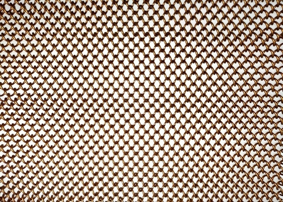 Breiten-Metallspulen-Drapierung Diamond Hole Architectural Metal Meshs 0.5-2m