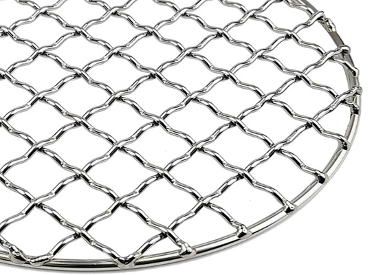 304 quetschverbundener Zwischendraht Mesh Galvanized For Barbecue Grill