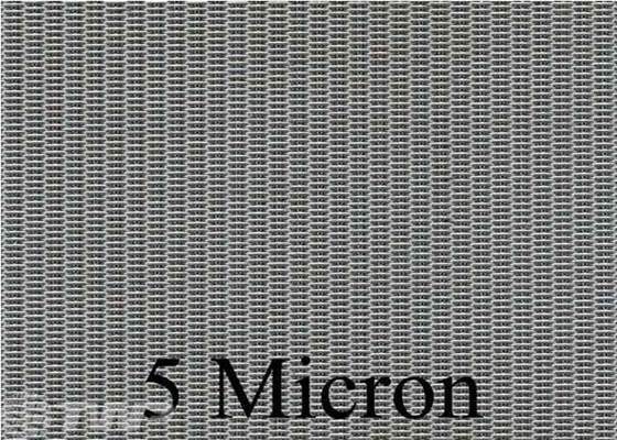 T316 200x1400 Mesh Dutch Weave Screen Mesh, 5 Mikrometer-Filter-Gewebe