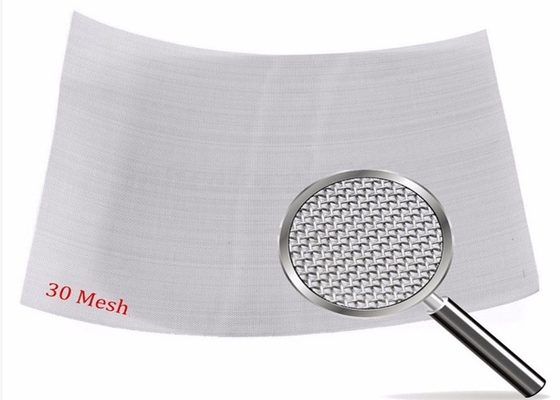 Maschendraht 30X30 des Edelstahl-304 Leinwandbindung Art 0.40mm 0.38mm