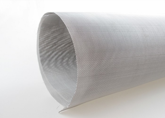 1M Width Stainless Steel Draht-Stoff-quadratisches Loch 90X90 Mesh Silver Color