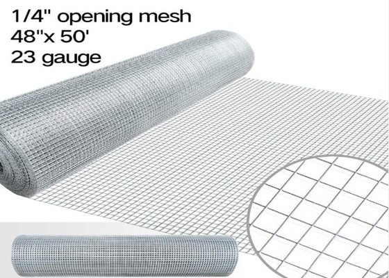 Bau schweißte Maschendraht 1/4&quot; X 1/4&quot; breites quadratisches Loch der Öffnungs-1m