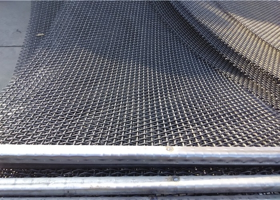 Edelstahl quetschverbundenes Maschendraht 0.5-10mm Breite, die für Bergbau besonders angefertigt wird