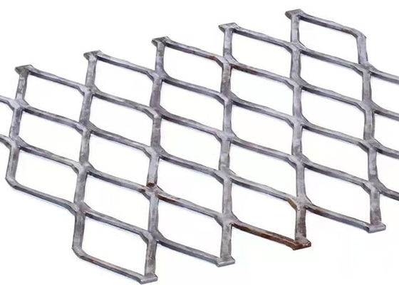 Flachgedrücktes galvanisiertes Streckmetall-Blatt, Streckmetall-Schirm-Masche