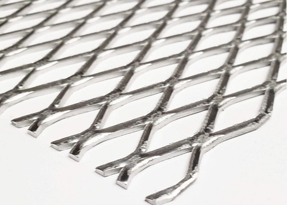 Flachgedrücktes galvanisiertes Streckmetall-Blatt, Streckmetall-Schirm-Masche