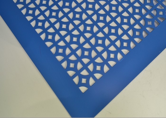 Sechseckiges perforiertes Aluminiumblatt, 1m 1.22m Breiten-perforierte Aluminiummasche