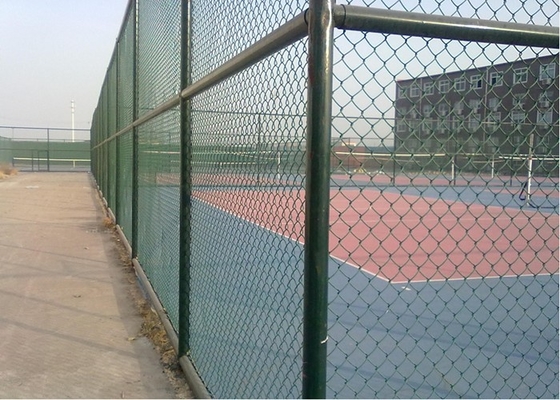 2.0-4.8mm Kettenglied-Draht-Mesh Fence Metal Material For-Sicherheits-Schutz