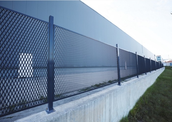 0.5m-2.5m Streckmetall-Sicherheitszaun, Antiaufstiegs-Streckmetall-Zaun Panels