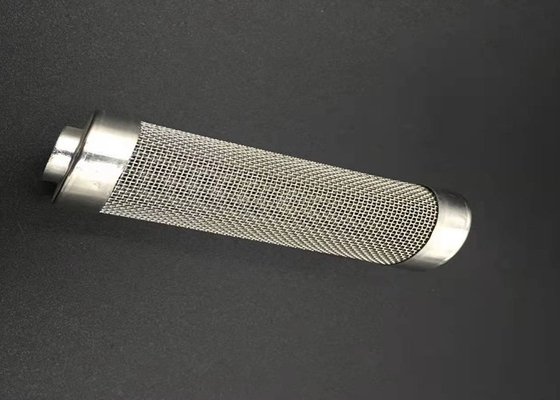 Eingefaßter 2mm Draht Edelstahl-635mesh Mesh Tube Cylinder Filters