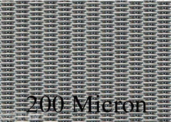 Filterstoff 12x64 Mesh Stainless Steel Dutch Wire Maschen-/200 Mikrometer