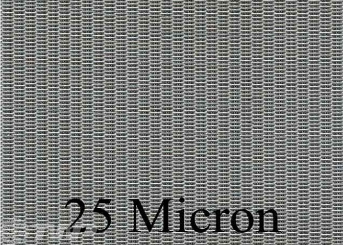 Maschendraht 80x700 Mesh Dutch Weave Stainless Steel, 25 Mikrometer-Filterstoff