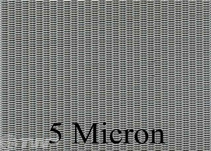 T316 200x1400 Mesh Dutch Weave Screen Mesh, 5 Mikrometer-Filter-Gewebe