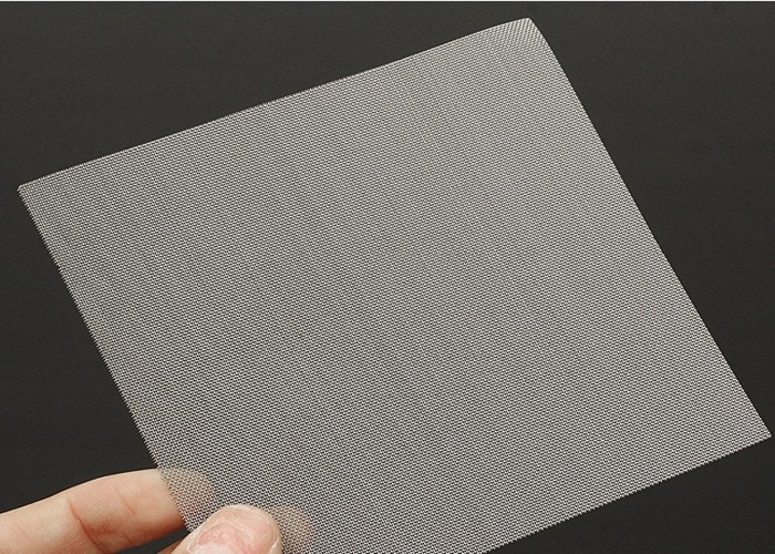 Quadratisches Loch-Edelstahl-Draht-Stoff 100X100 greifen 1m Breite gesponnene Art ineinander