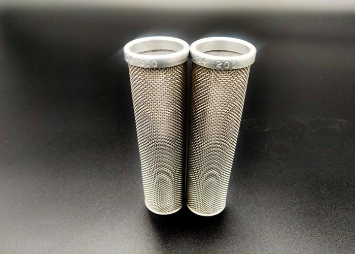 Eingefaßter 2mm Draht Edelstahl-635mesh Mesh Tube Cylinder Filters